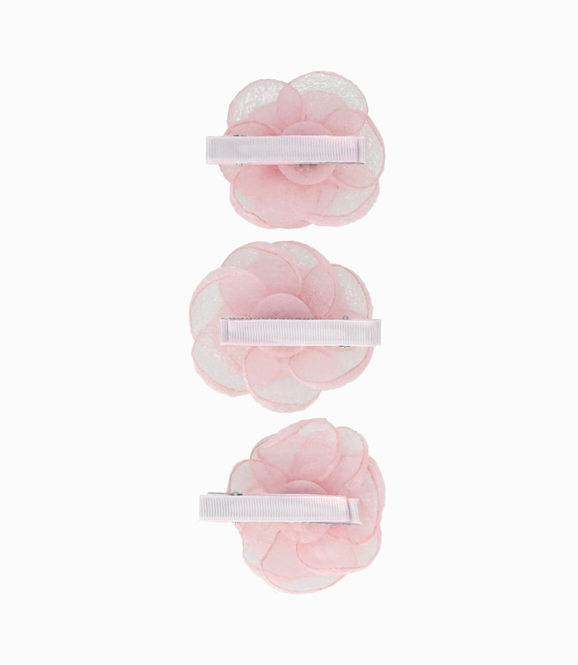 Pinche niña con flor Talla única / Rosado