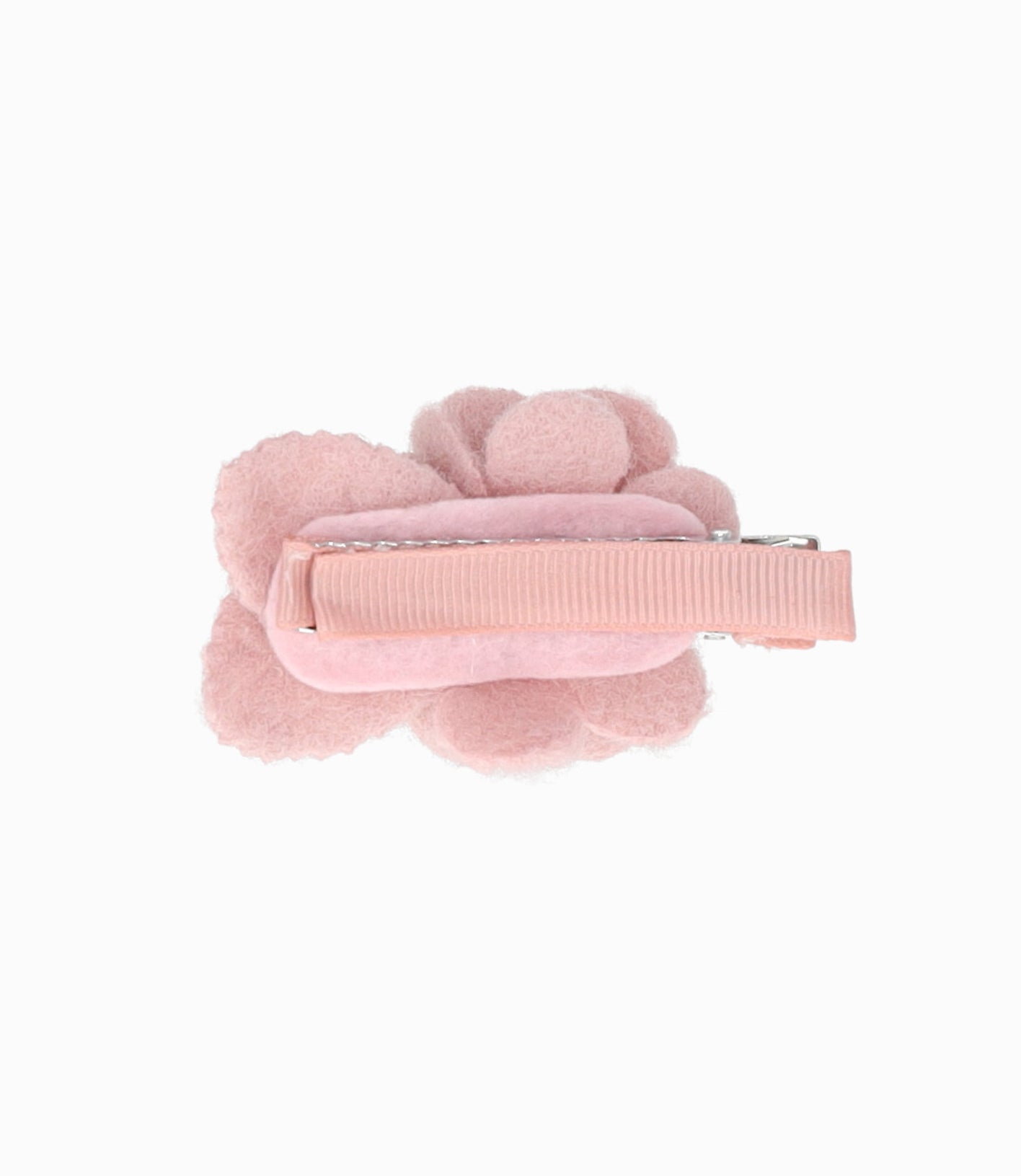 Pinche niña con flor Talla única / Rosado