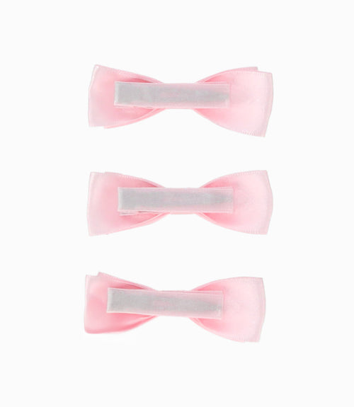 Pinche niña 3 unidades Talla única / Rosado