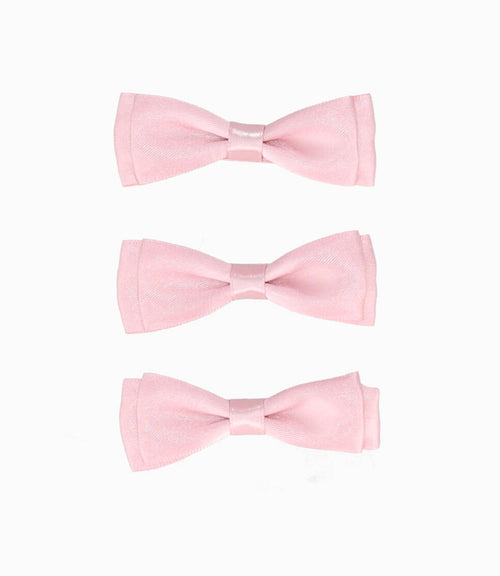 Pinche niña 3 unidades Talla única / Palo Rosa