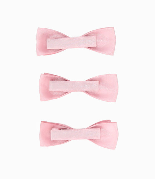 Pinche niña 3 unidades Talla única / Palo Rosa