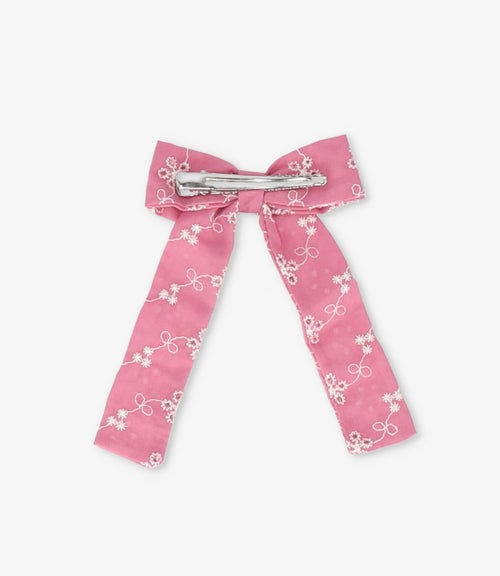 Pinche niña lazo Talla única / Palo Rosa