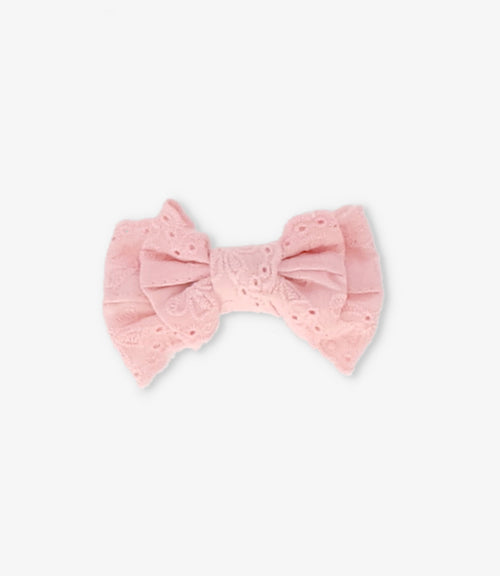 Pinche niña lazo Talla única / Rosado