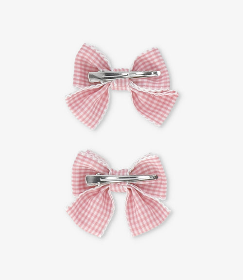 Pinche niña lazo Talla única / Palo Rosa