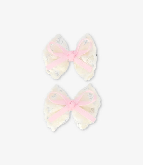 Pinche niña lazo Talla única / Crudo