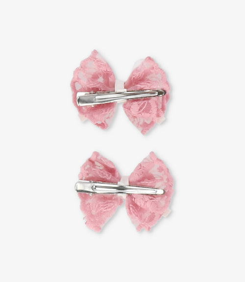 Pinche niña lazo Talla única / Palo Rosa