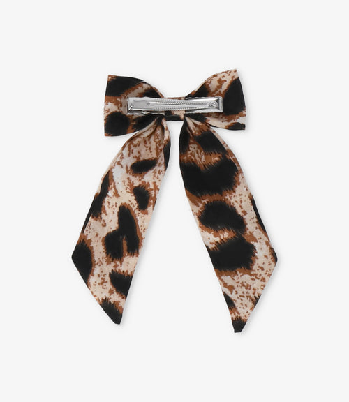 Pinche niña animal print Talla única / Beige
