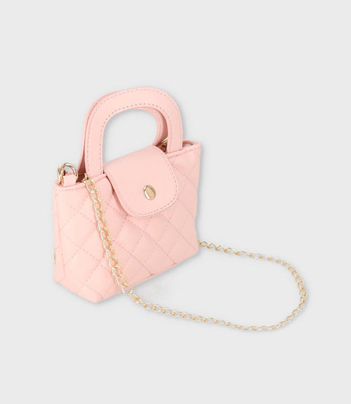 Cartera niña acolchada Talla única / Rosado