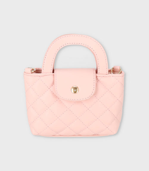 Cartera niña acolchada Talla única / Rosado
