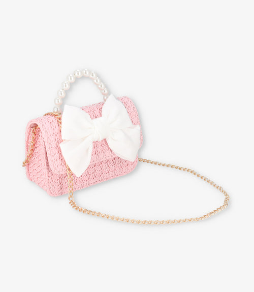 Cartera niña con flor