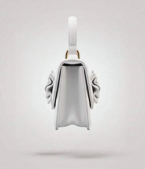 Cartera niña con lazo Talla única / Blanco