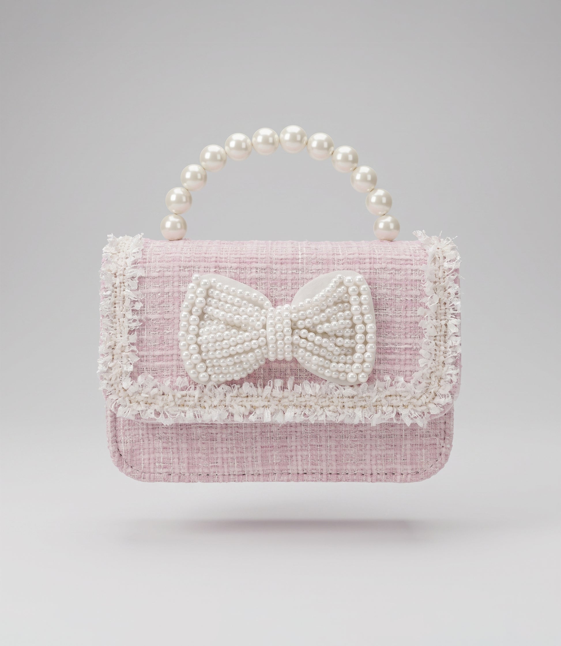 Cartera niña con lazo y perlas Talla única / Varios