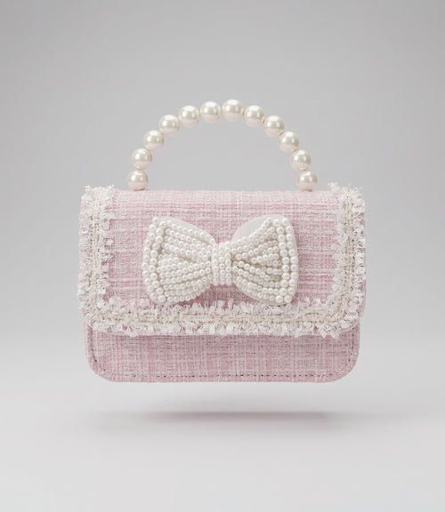 Cartera niña con lazo y perlas Talla única / Varios