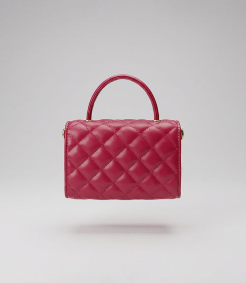 Cartera niña acolchada Talla única / Rosado