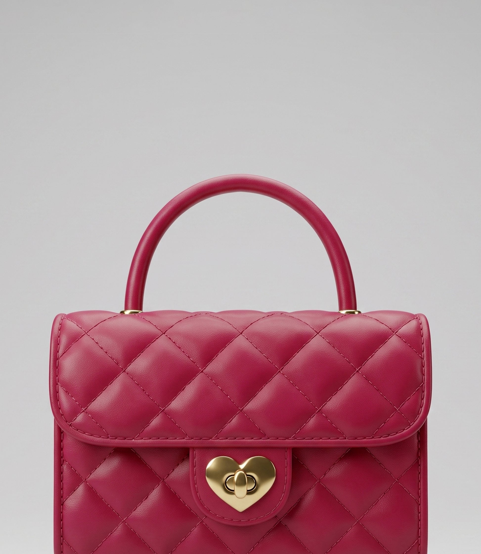 Cartera niña acolchada Talla única / Rosado