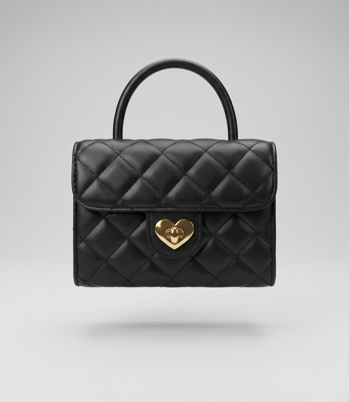 Cartera niña acolchada Talla única / Negro