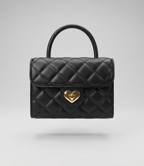 Cartera niña acolchada Talla única / Negro