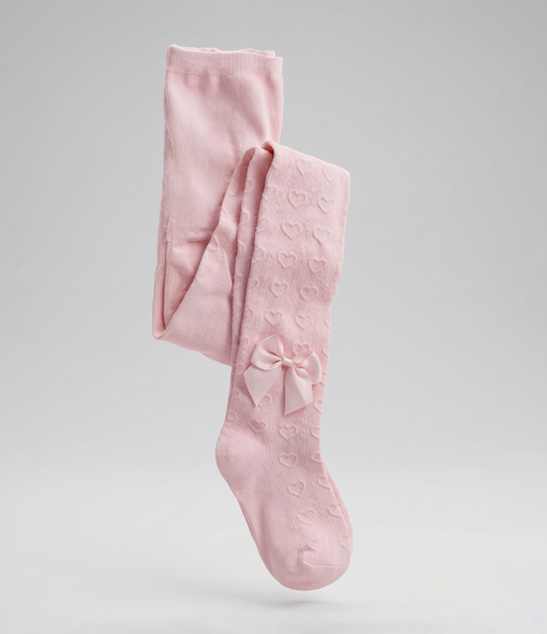Panty niña de algodón con lazo 1-2 años / Rosado