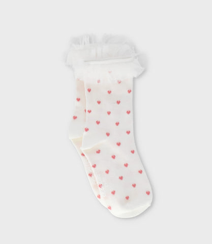 Calcetín niña con vuelos
