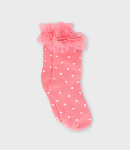 Calcetín niña con vuelos