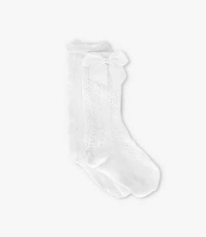 Calcetín niña con lazo