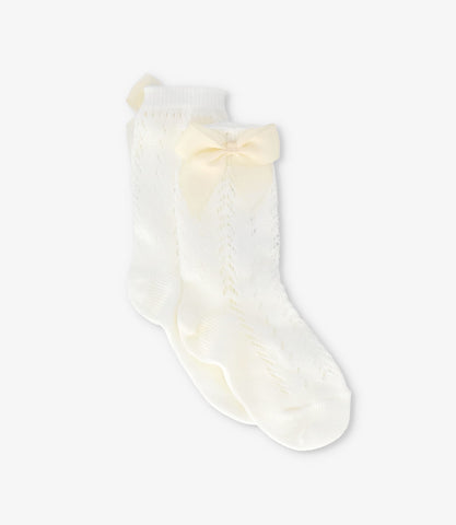 Calcetín niña con lazo