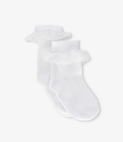 Calcetín niña con vuelos