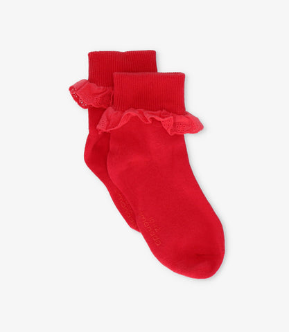 Calcetín niña con vuelos