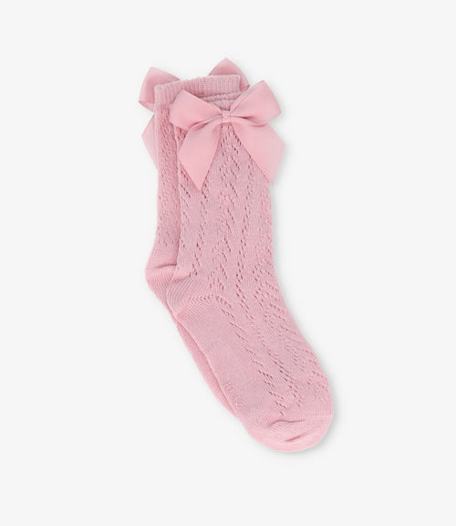 Calcetín niña con lazo