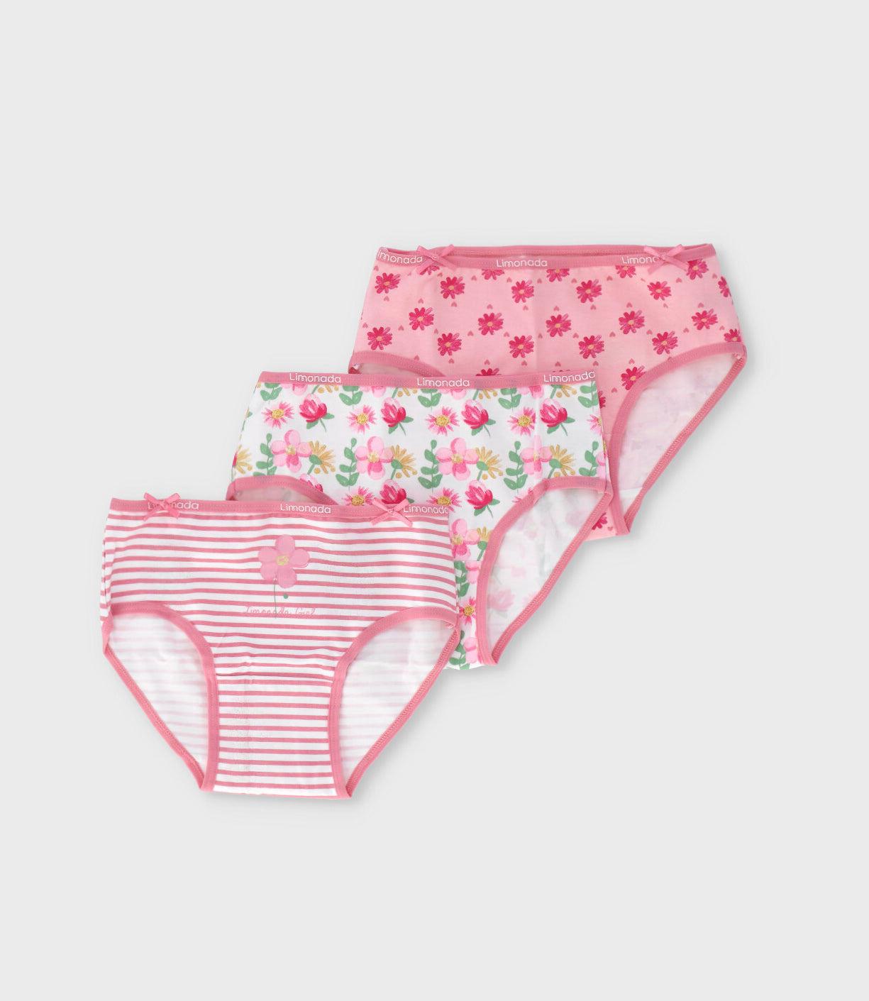 Pack calzón niña 3 unidades 2-3 años / Varios