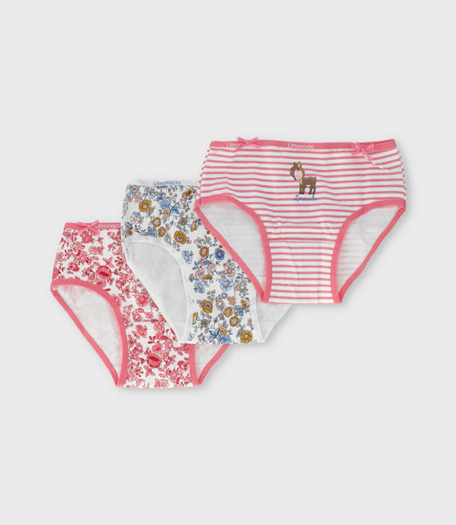 Pack calzón niña 3 unidades 2-3 años / Varios
