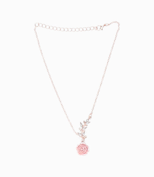Collar niña con flor