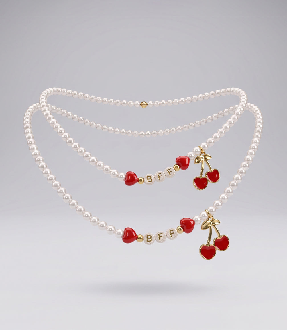 Collar niña con cherry Talla única / Varios