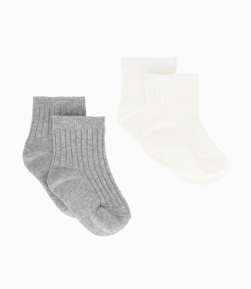Pack calcetín niña básico 0-1 año / Blanco