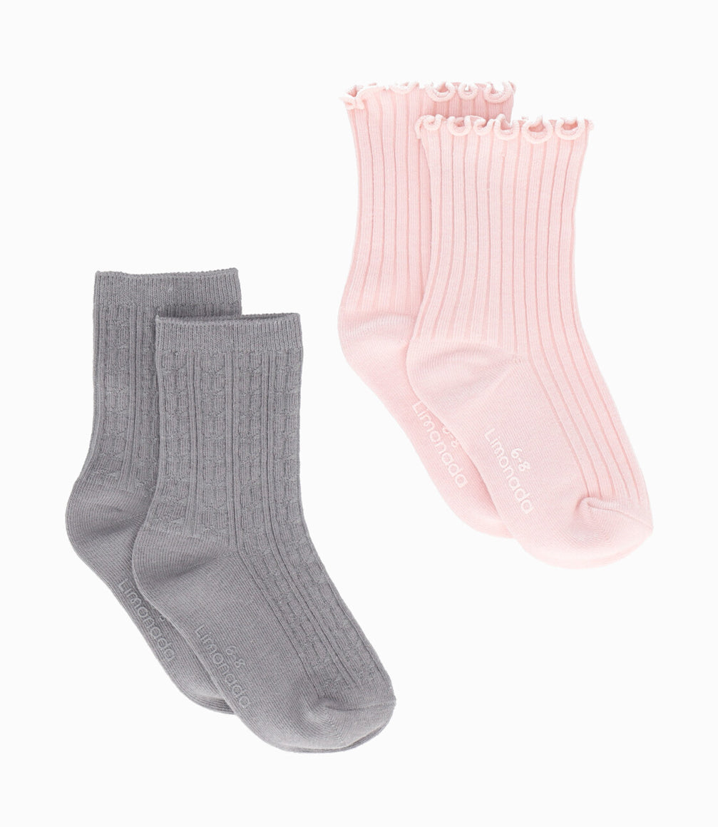 Pack calcetín niña 2 pares 0-1 año / Varios