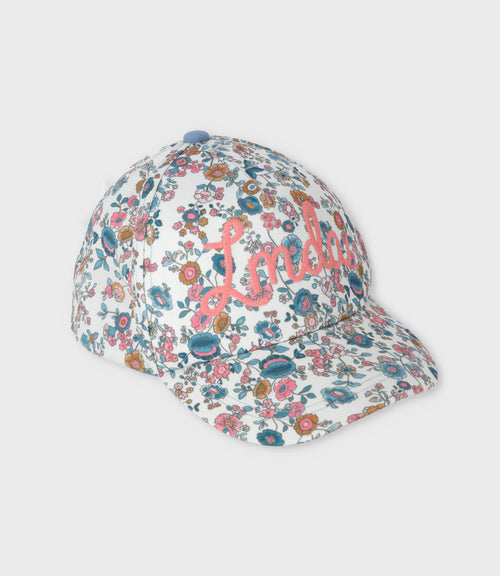 Jockey niña floreado 0-1 años / Blanco