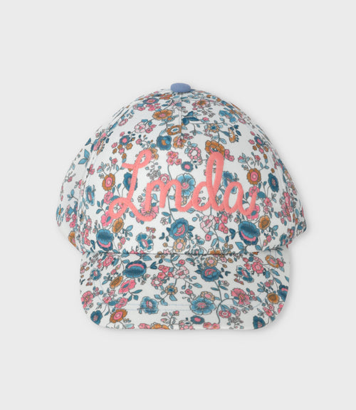 Jockey niña floreado 0-1 años / Blanco