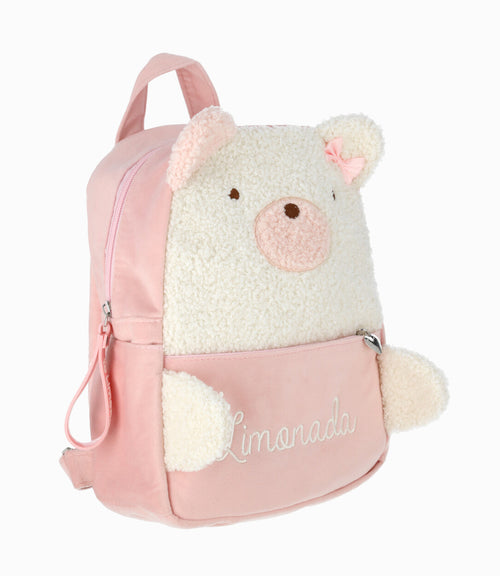 Mochila niña de osito Talla única / Rosado