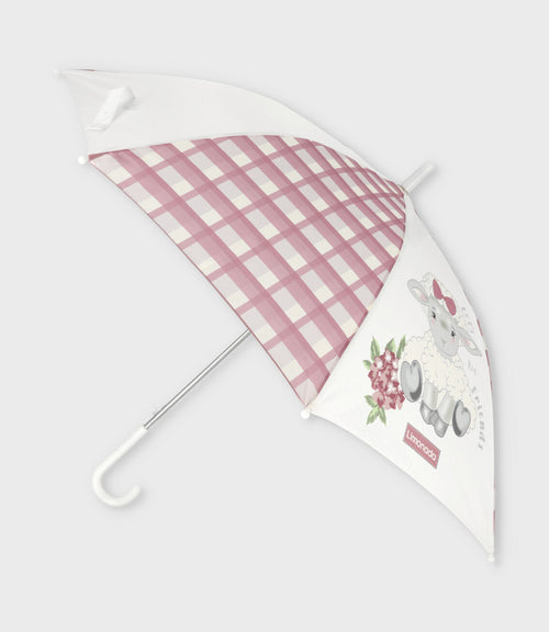 Paraguas niña con oveja Talla única / Rosado