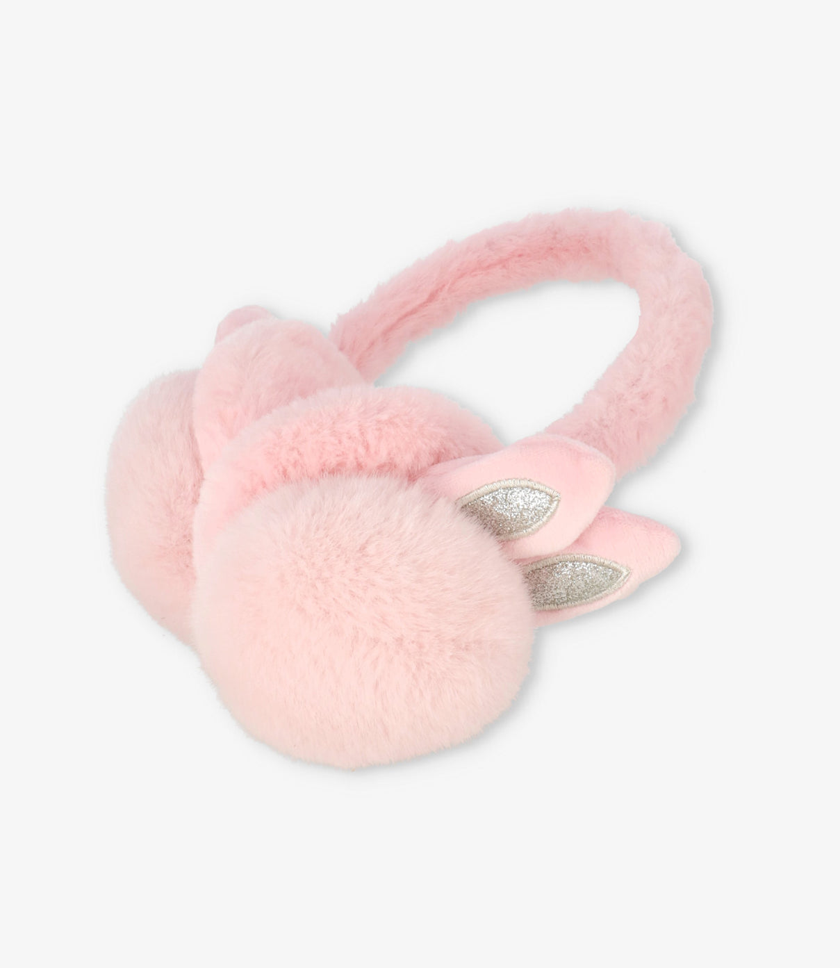 Orejeras niña de conejo Talla única / Rosado