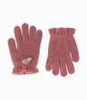 Guantes niña con flores