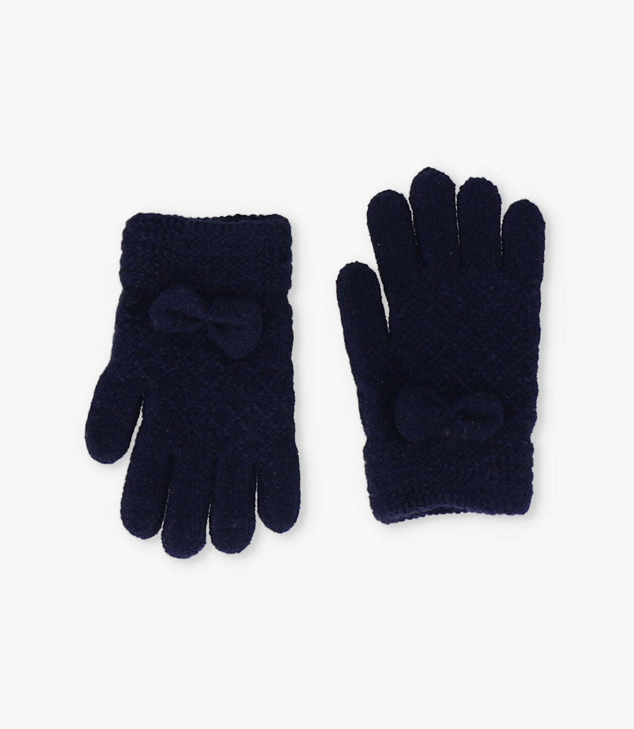 Guantes niña básicos Talla única / Azul Marino