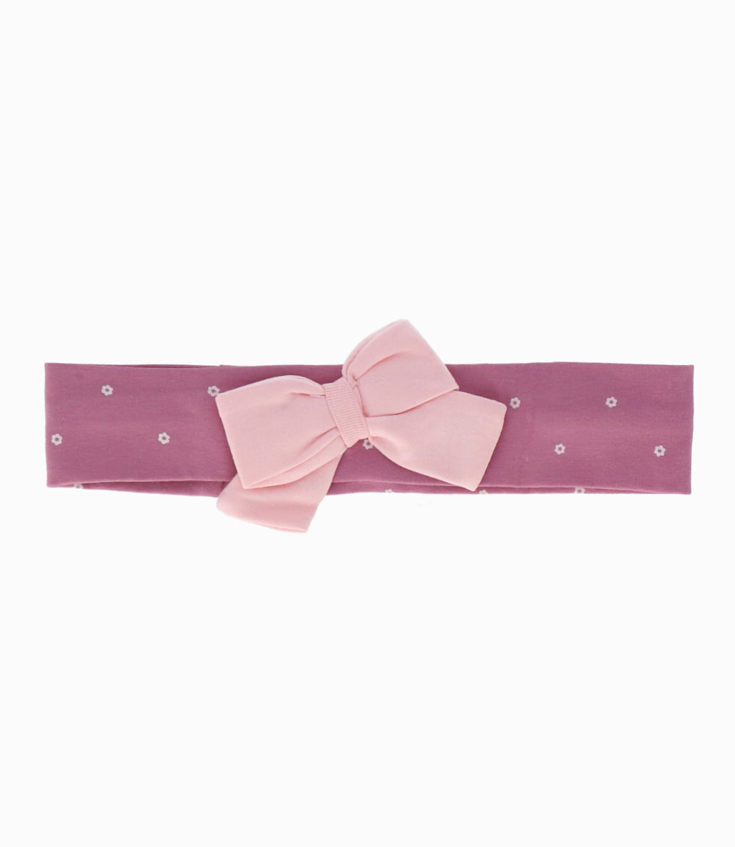 Cintillo niña con lazo Talla única / Palo Rosa