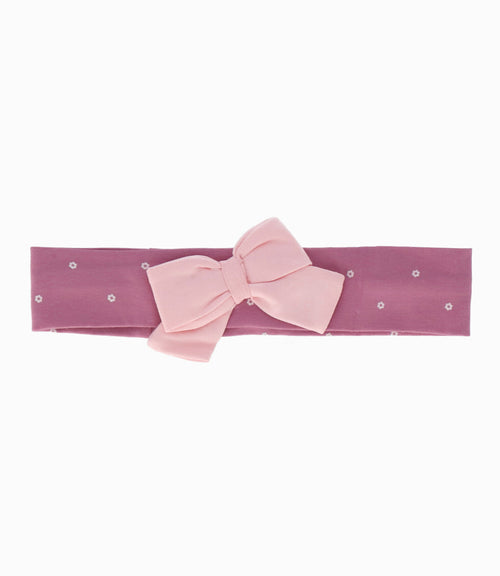 Cintillo niña con lazo Talla única / Palo Rosa