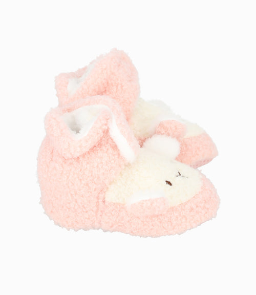 Pantuflas recién nacida de ovejita