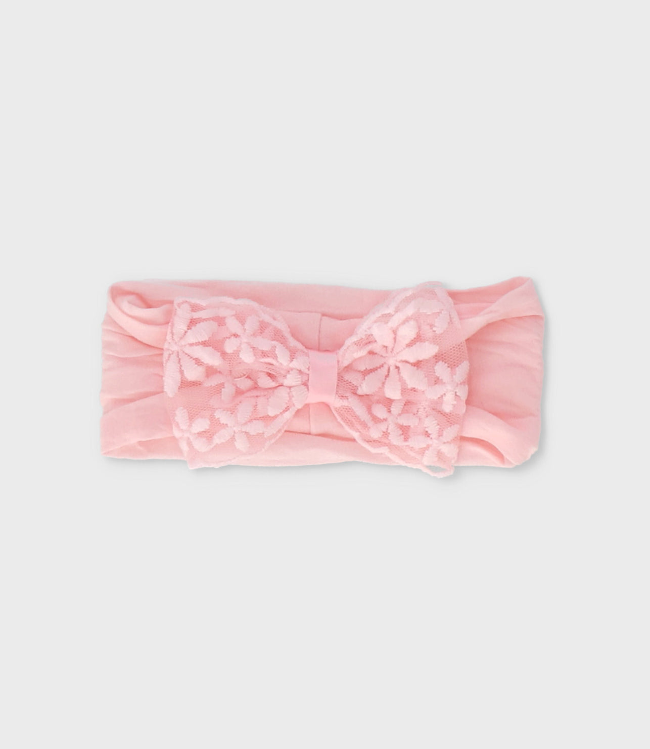 Cintillo recién nacida elasticado Talla única / Rosado