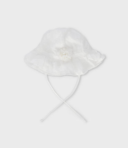 Sombrero recién nacida con vuelos