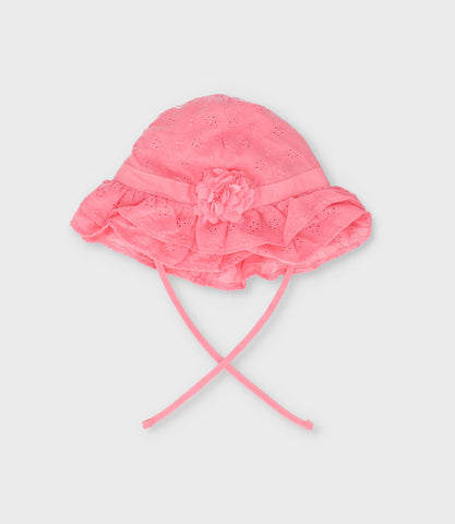 Sombrero recién nacida con vuelos