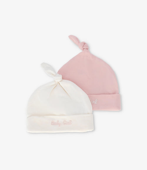 Gorro recién nacida con nudo