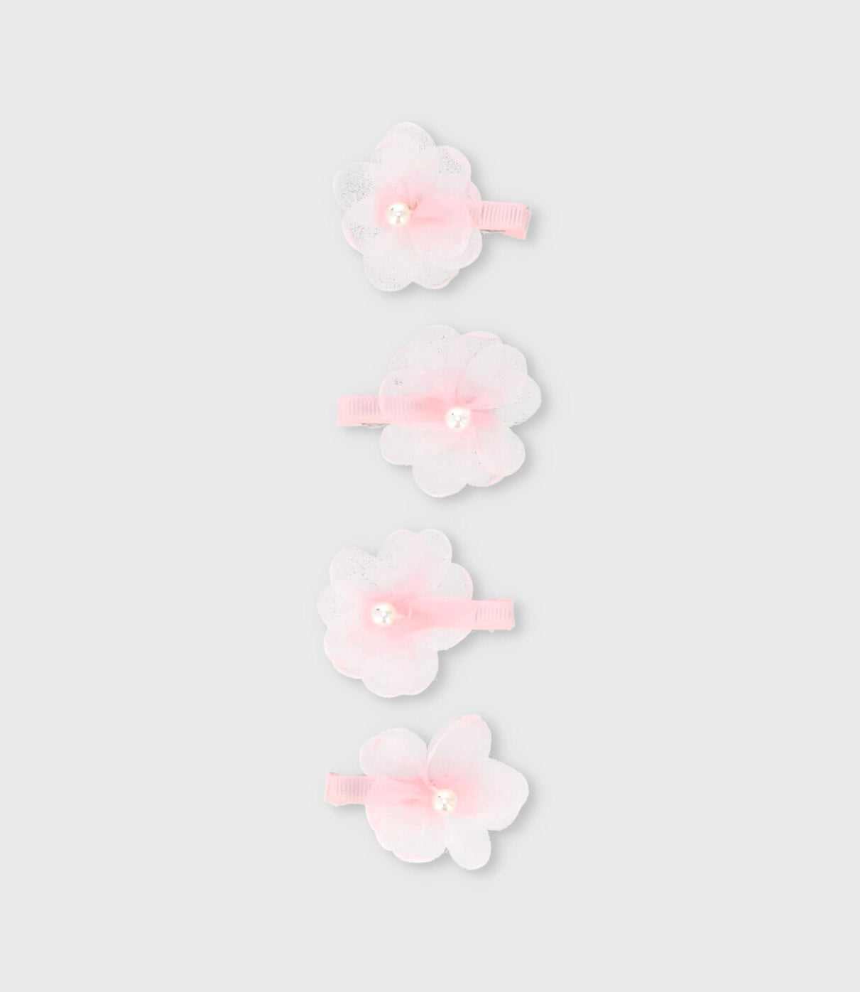 Pinche recién nacida 4 unidades Talla única / Rosado